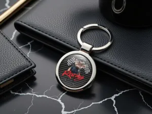 Custom Keychain Glossy Design Universal Finish